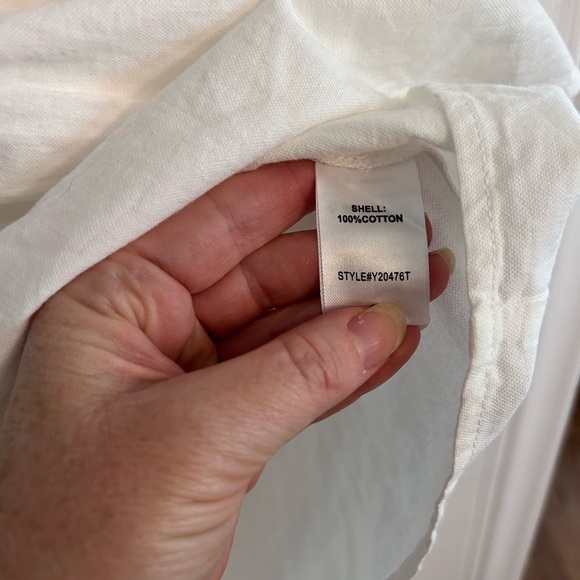 TUCKERNUCK - POMANDER PLACE White Finley Flutter Sleeve Top small - Picture 6 of 6